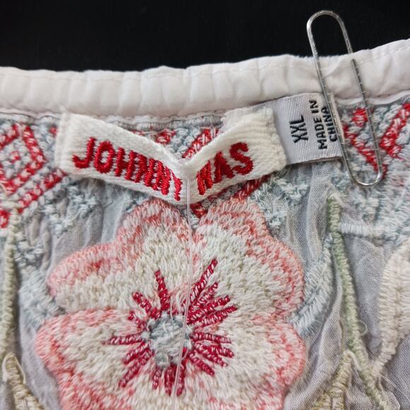 Johnny Was Women's The Grace Top Floral Embroidered Blouse Plus Size XXL NWT - Picture 7 of 10